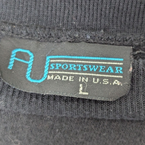 Rare AU Sportswear Vintage 90s Wildlife Sweatshirt..Size Large - Picture 4 of 7